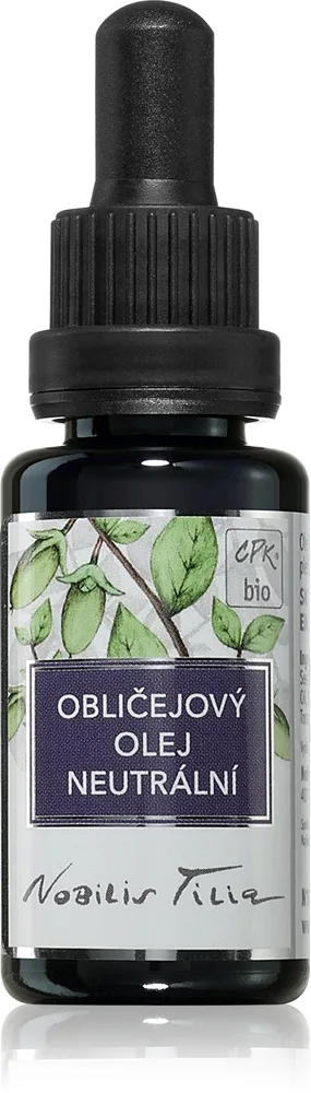 Nobilis Tilia Obličejový olej Neutrální rauhoittava öljy kasvoille 20 ml