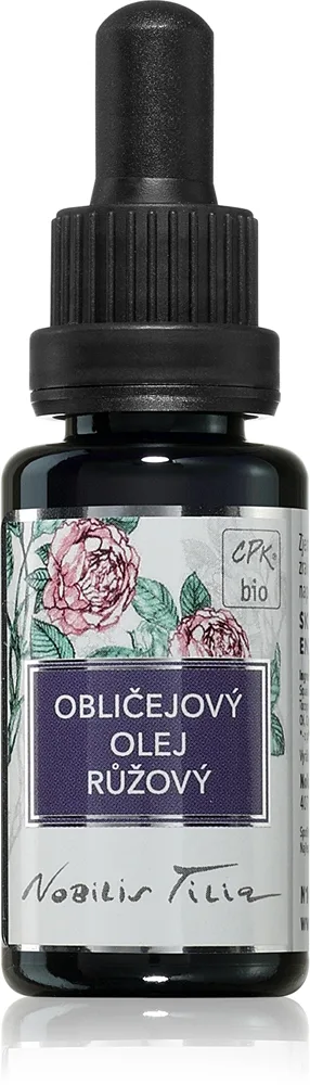 Nobilis Tilia Obličejový olej Růžový hoitava öljy sisältää ruusuöljyä 20 ml