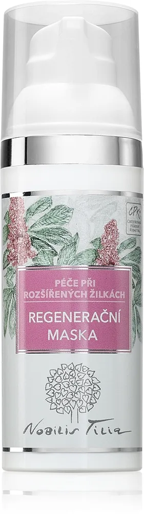 Nobilis Tilia Péče Při Rozšířených Žilkách Regenerační Maska Gendannende maske til udbredte og bristede vener 50 ml