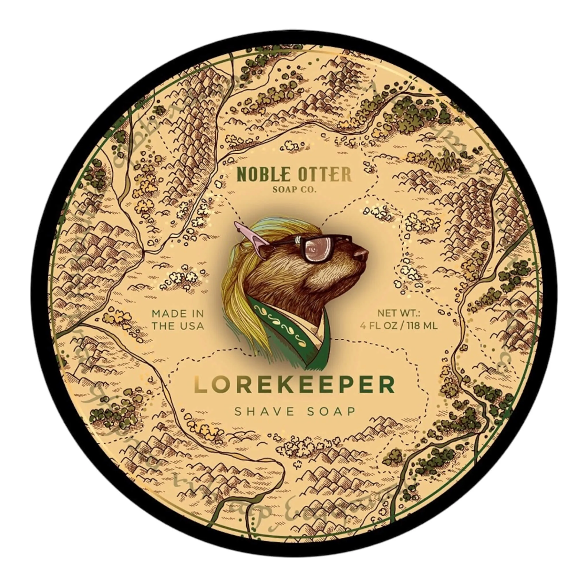 Noble Otter Barbersæbe, Lorekeeper, 118 ml.
