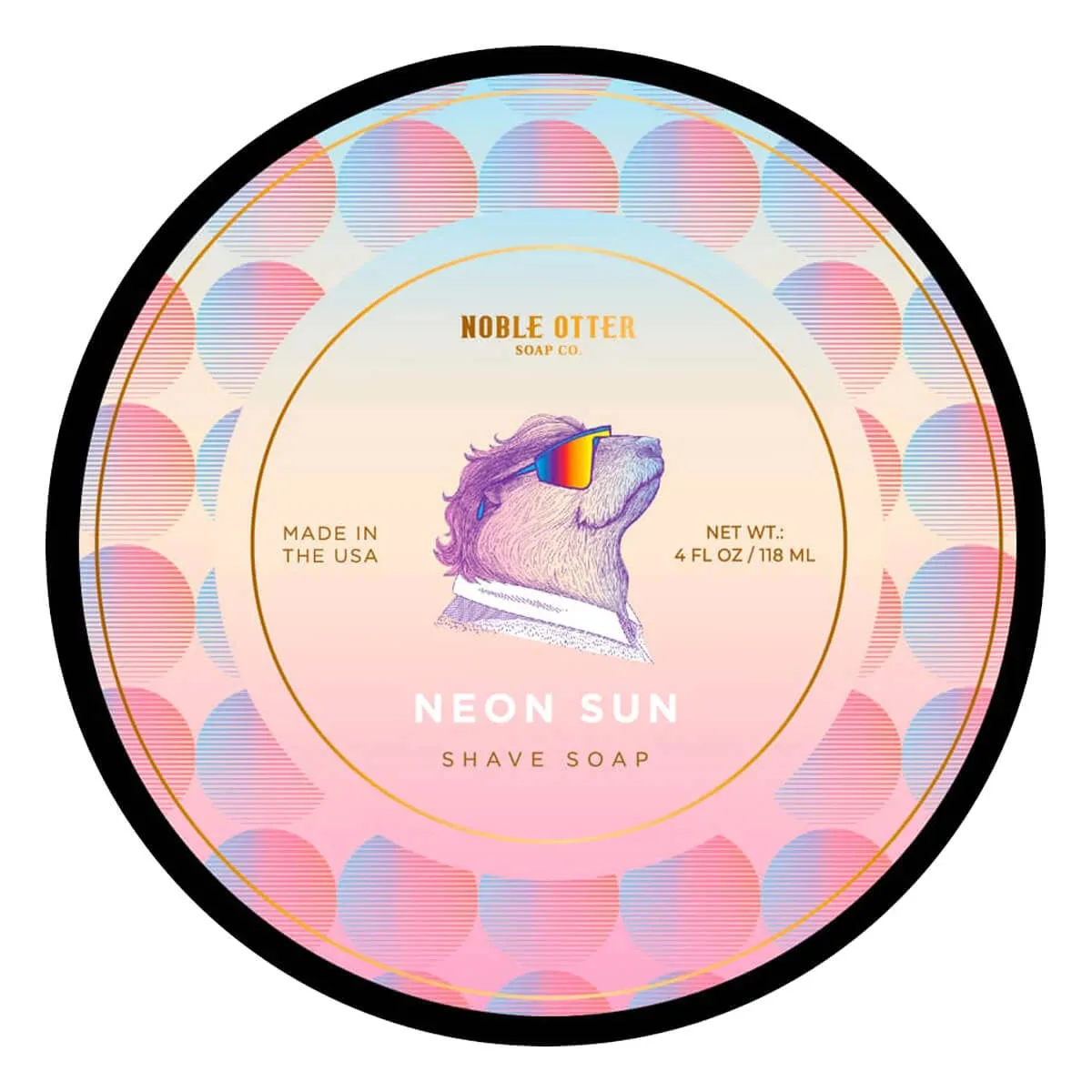 Noble Otter Barbersæbe, Neon Sun, 118 ml.