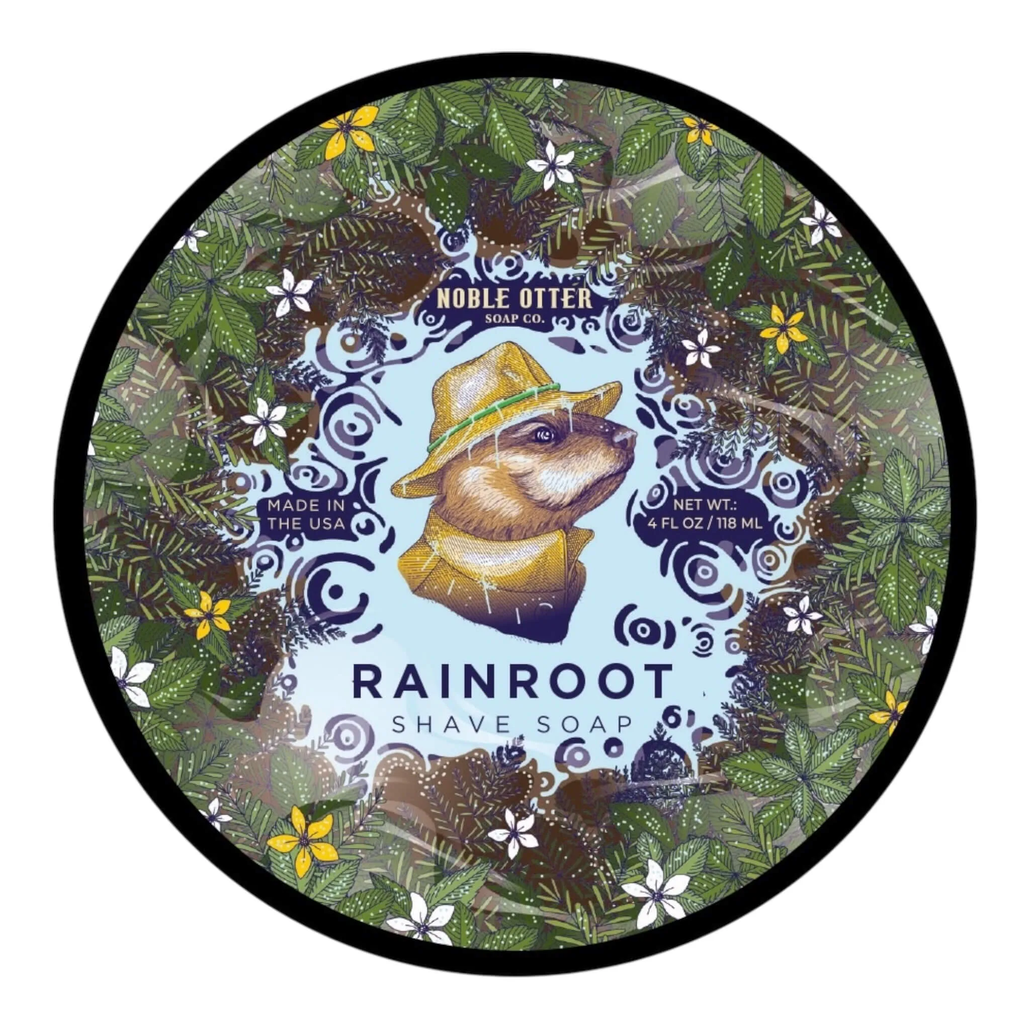 Noble Otter Barbersæbe, Rainroot, 118 ml.