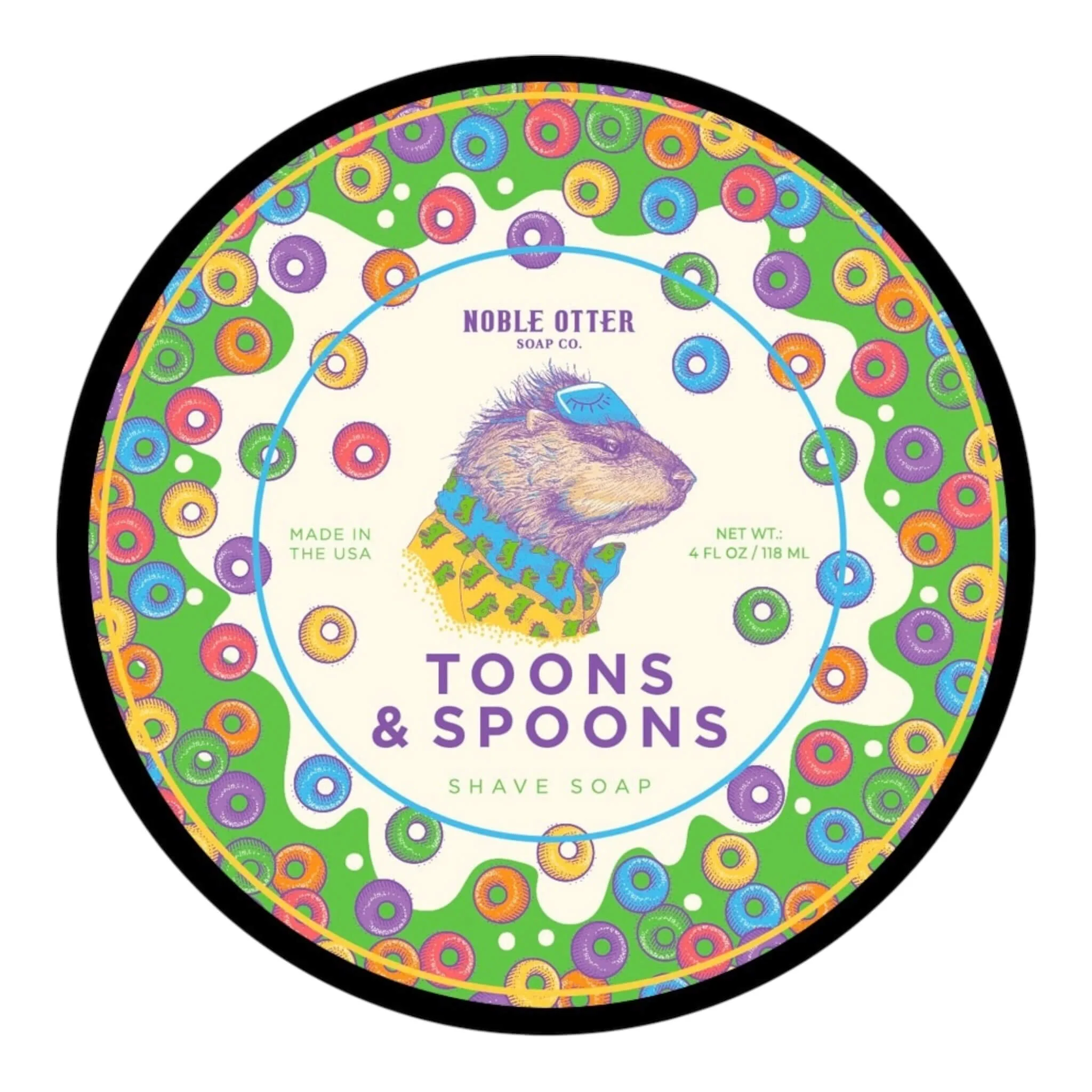Noble Otter Barbersæbe, Toons and Spoons, 118 ml.