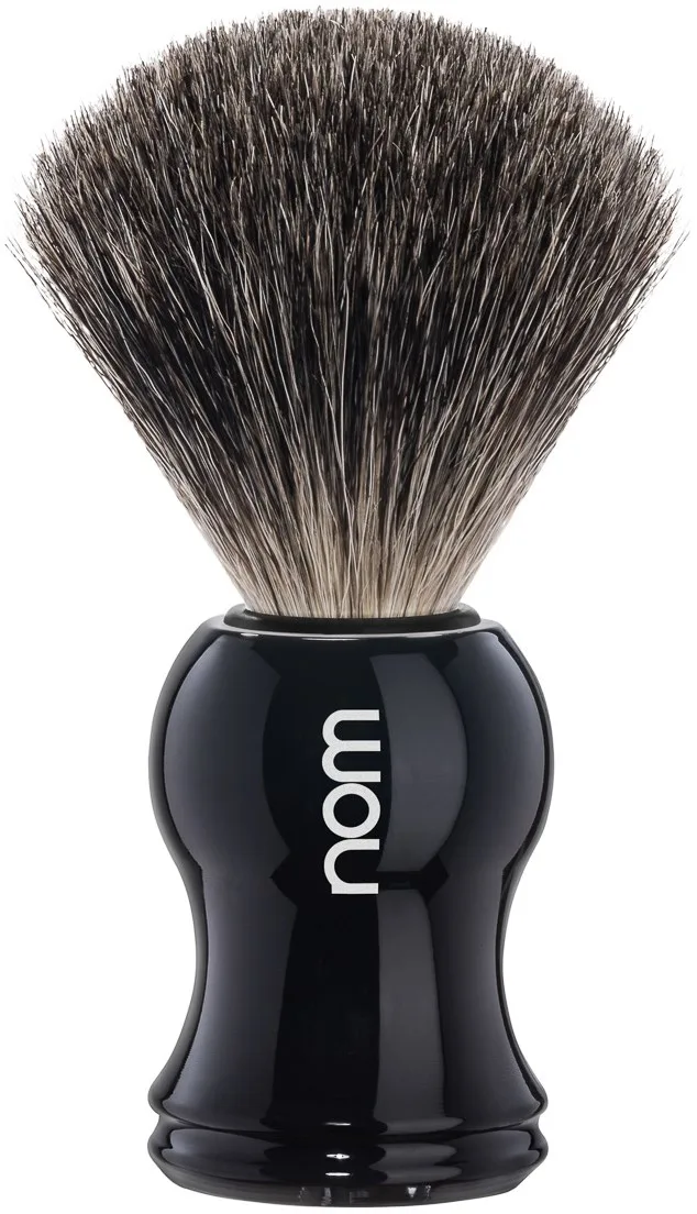 Nom Shaving Gustav Barberkost Pure Badger Black (1 stk)