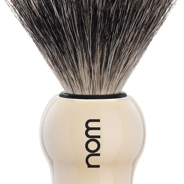 NOM GUSTAV Shaving Brush Pure Badger Creme