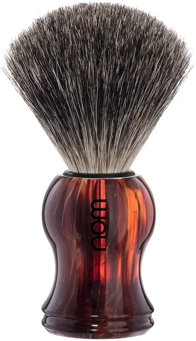 nom shaving Barberkost, GUSTAV, Pure Badger, Havanna