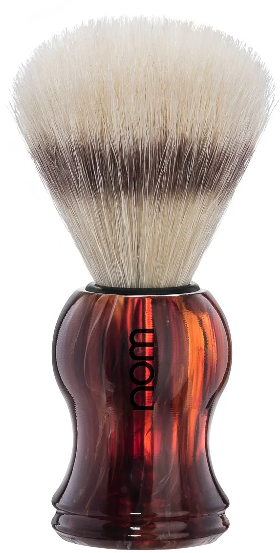 NOM GUSTAV Shaving Brush Pure Bristle Havanna