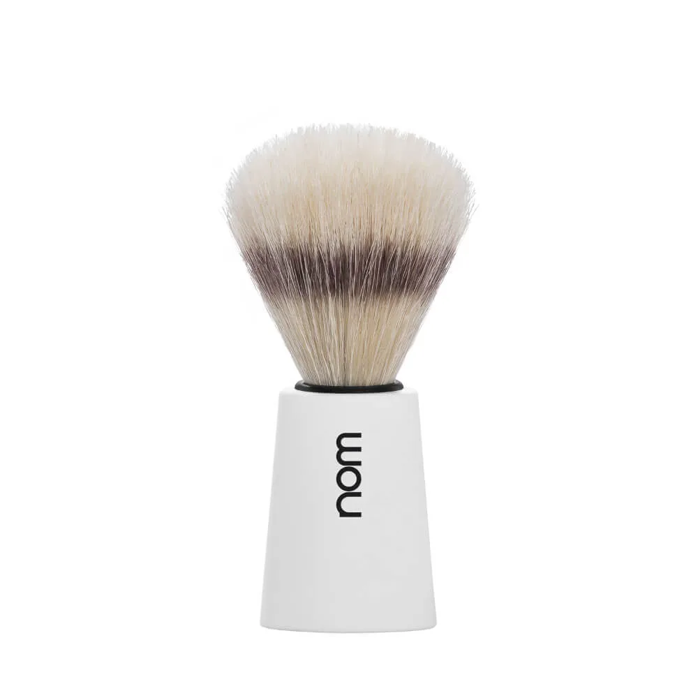 nom shaving Barberkost, CARL, Natural Bristle, White