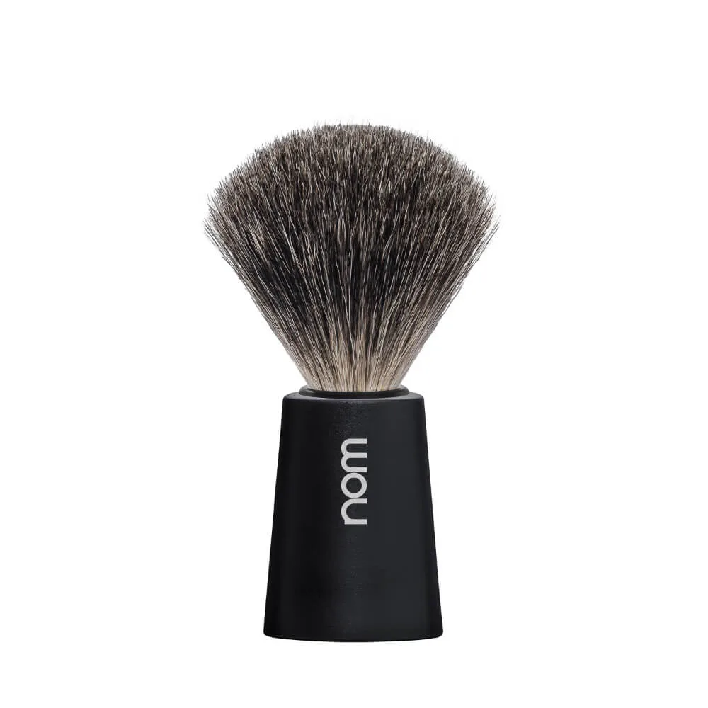 nom shaving Barberkost, CARL, Pure Badger, Black