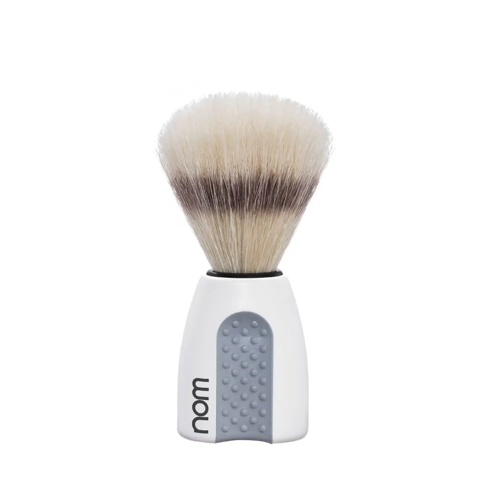 nom shaving Barberkost, ERIK, Natural Bristle, White
