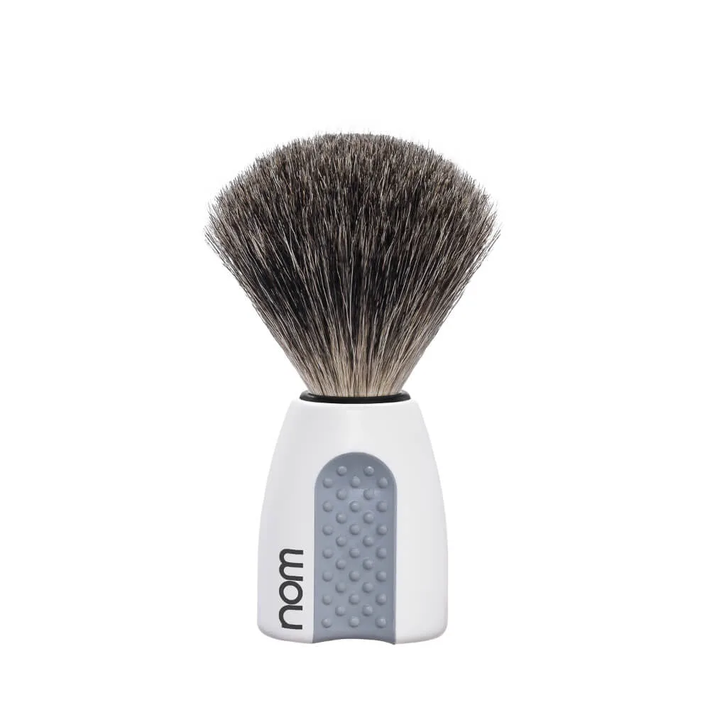nom shaving Barberkost, ERIK, Pure Badger, White