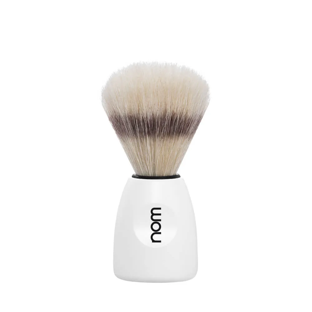 nom shaving Barberkost, LASSE, Natural Bristle, White