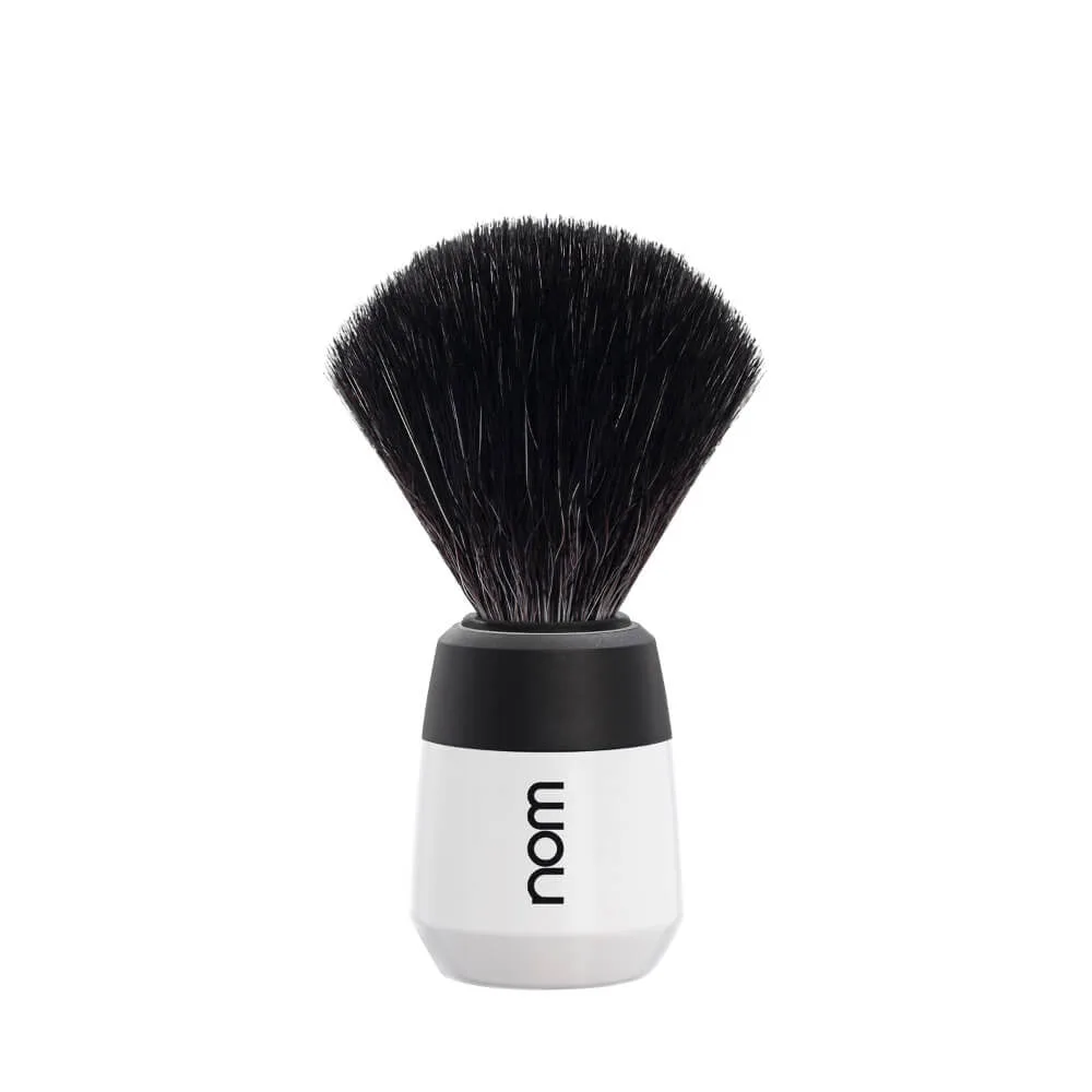 nom shaving Barberkost, MAX, Black Fibre, White