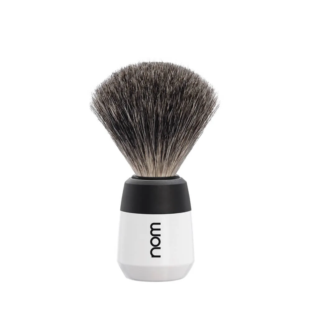 nom shaving Barberkost, MAX, Pure Badger, White