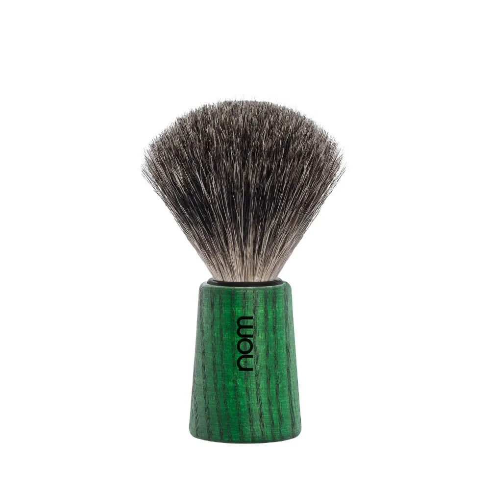nom shaving Barberkost, THEO, Pure Badger, Green Ash
