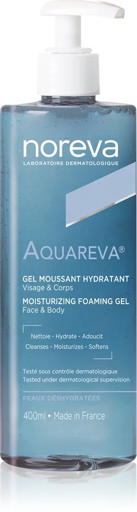 Noreva Aquareva Moisturizing Foaming Gel vaahtoava puhdistusgeeli 400 ml
