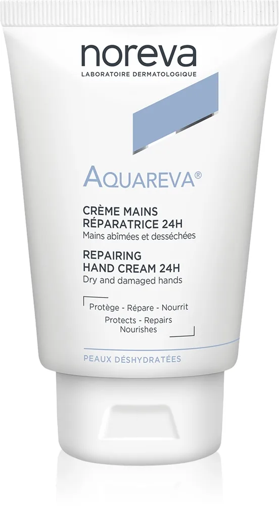 Noreva Aquareva Repairing Hand Cream 24H Genoprettende håndcreme med fugtgivende virkning 50 ml