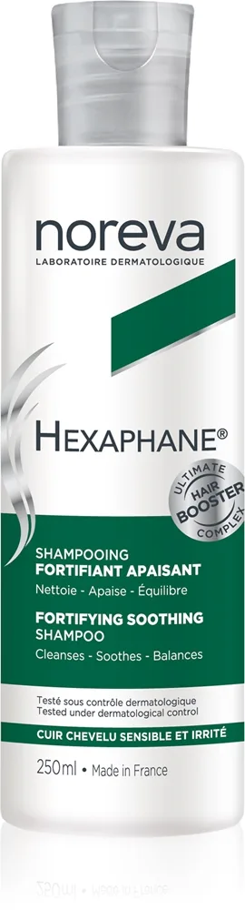 Noreva Hexaphane Fortifying Soothing Shampoo rauhoittava shampoo hiusten vahvistamiseksi 250 ml