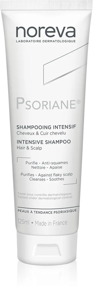 Noreva Psoriane Intensive Shampoo Lindrande schampo För fjällande och irriterad hud 125 ml