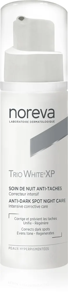 Noreva Trio White XP Anti-Dark Spot Night Care pigmenttiläiskiä ehkäisevä voide yöksi 30 ml