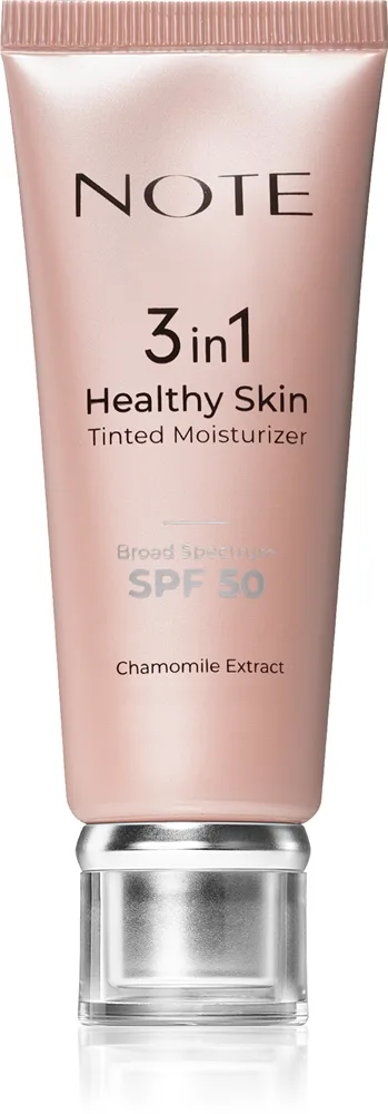 Note Cosmetique 3 in 1 Healthy Skin Tinted Moisturiser SPF 50 30 ml