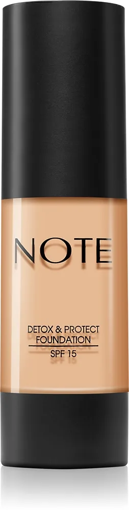 Note Cosmetique Detox & Protect Matt flytande foundation SPF 15 Skugga 02 Natural Beige 30 ml