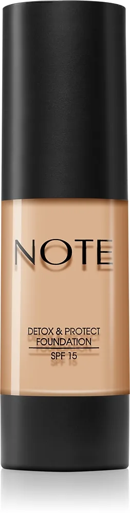 Note Cosmetique Detox & Protect Matt flytande foundation SPF 15 Skugga 03 Medium Beige 30 ml