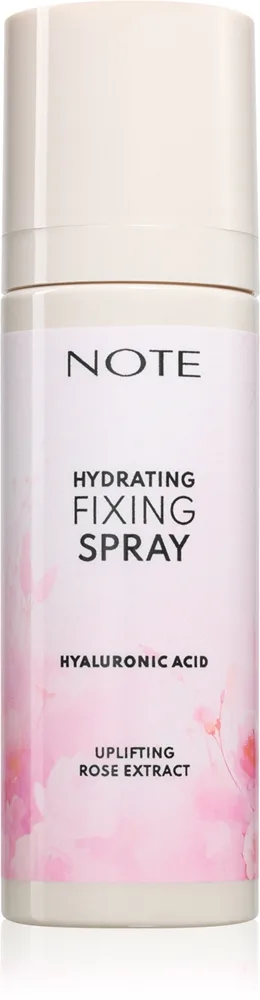 Note Cosmetique Hydrating Fixing Spray Sminkfixerande spray med återfuktande effekt typ Rose 100 ml