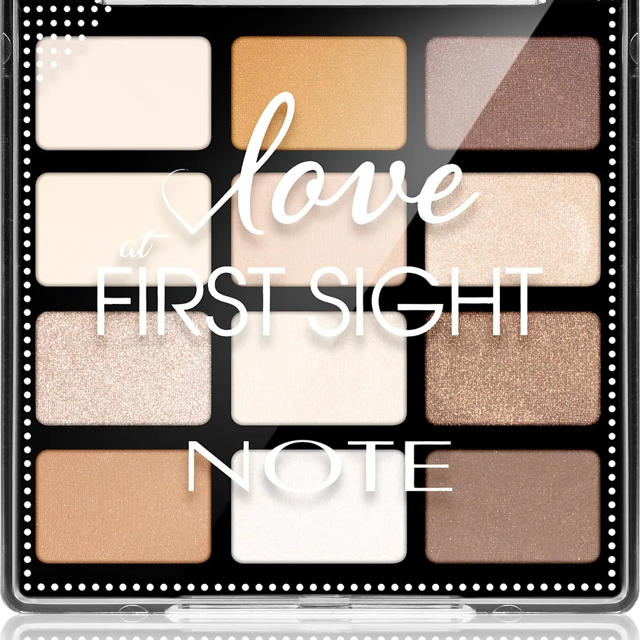 Note Cosmetique Love At First Sight Palett för ögonskugga 201 Daily Routine 12x1.3 g