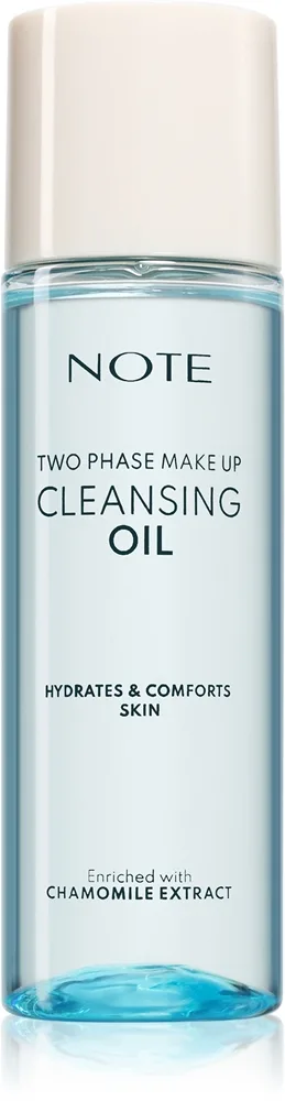 Note Cosmetique Two Phase Cleansing Oil Bi-fasig borttagare för vattentätt smink för ögon och läppar 100 ml