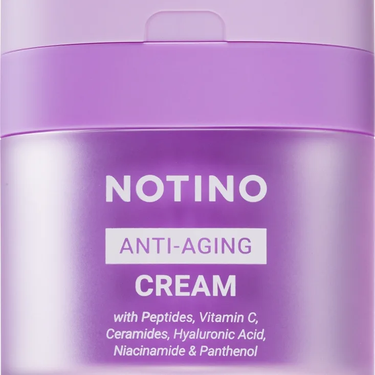 Notino Anti-Aging Cream with Peptides, Vitamin C, Ceramides, Hyaluronic Acid, Niacinamide & Pantheno Dag og natcreme med anti-aldringseffekt 50 ml