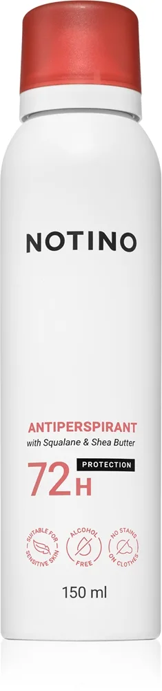 Notino Antiperspirant 72h with Squalane & Shea Butter Antiperspirant spray för Kvinnor 150 ml