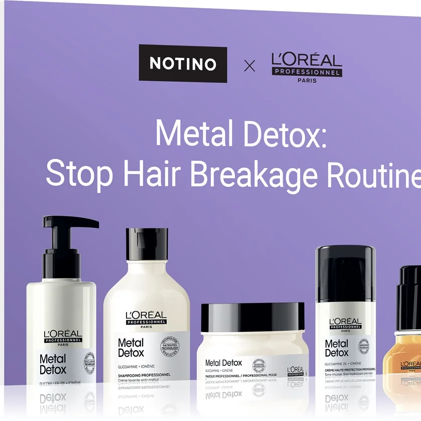 Beauty Discovery Box Notino × L'Oréal Professionnel –⁠⁠⁠⁠⁠⁠ Metal Detox: Stop Hair Breakage Routine Set für Damen