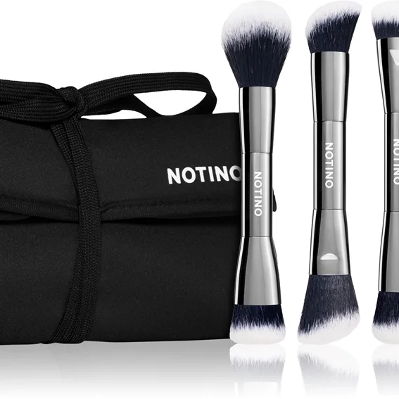 Notino Dual-End Make-Up Brush Set Set av borstar 7 st.