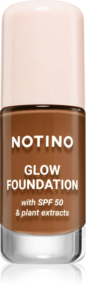 Notino Glow Foundation With SPF 50 & Plant Extracts Lysende foundation SPF 50 01 Deep Neutral 30 ml