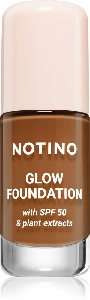 Notino Glow Foundation With SPF 50 & Plant Extracts Lysende foundation SPF 50 01 Deep Warm 30 ml