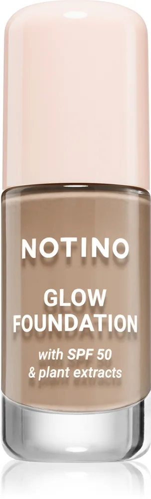 Notino Glow Foundation With SPF 50 & Plant Extracts Lysende foundation SPF 50 01 Light Medium Cool 30 ml