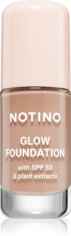Notino Glow Foundation With SPF 50 & Plant Extracts Lysende foundation SPF 50 01 Medium Deep Cool 30 ml