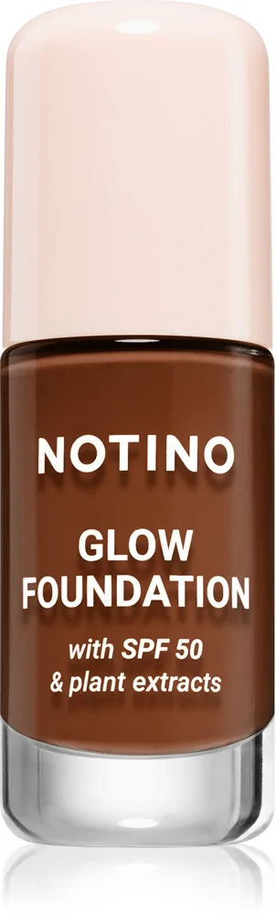 Notino Glow Foundation With SPF 50 & Plant Extracts Lysende foundation SPF 50 02 Deep Cool 30 ml