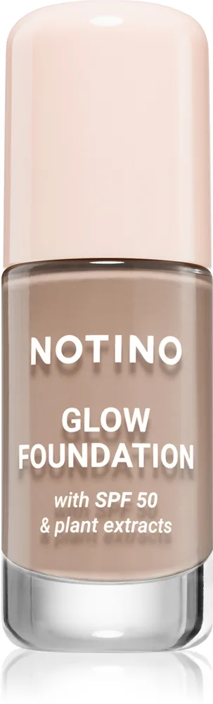 Notino Glow Foundation With SPF 50 & Plant Extracts Lysende foundation SPF 50 02 Light Medium Cool 30 ml