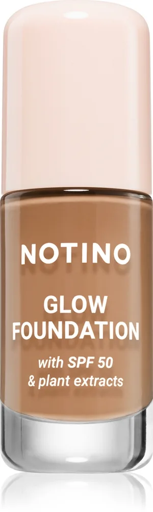 Notino Glow Foundation With SPF 50 & Plant Extracts Lysende foundation SPF 50 02 Medium Deep Cool 30 ml