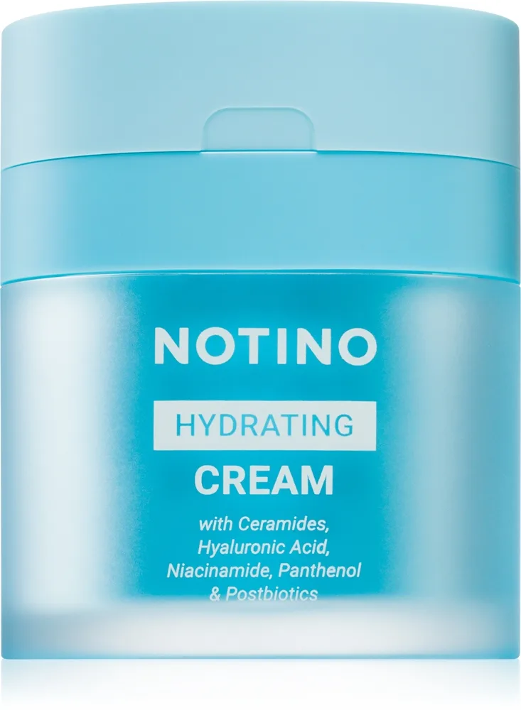 Notino Hydrating Cream with Ceramides, Hyaluronic Acid, Niacinamide, Panthenol & Postbiotics Fuktgivande kräm med keramider 50 ml