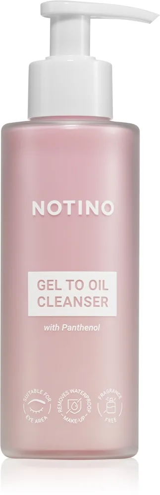 Notino Make-up Removing Gel to Oil Cleanser with Panthenol Rengörings-gel för ansiktet 190 ml