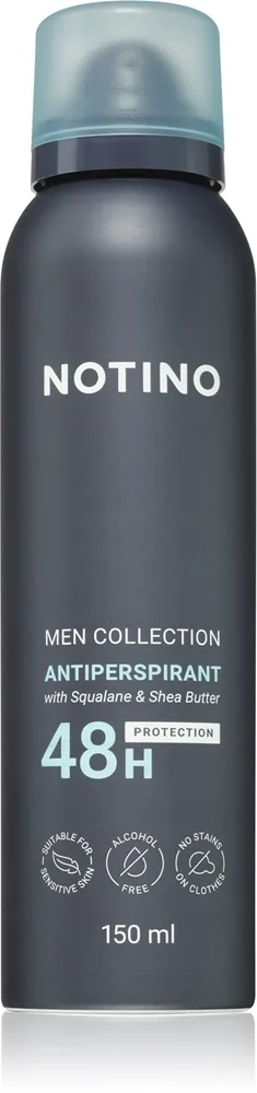 Notino Men Collection Antiperspirant 48h with Squalane & Shea Butter Antiperspirant spray för män 150 ml