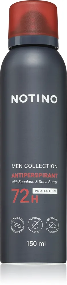 Notino Men Collection Antiperspirant 72h with Squalane & Shea Butter Antiperspirant spray för män 150 ml