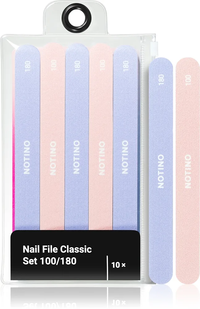 Notino Nail File Classic Set 100/180 kynsiviilasetti