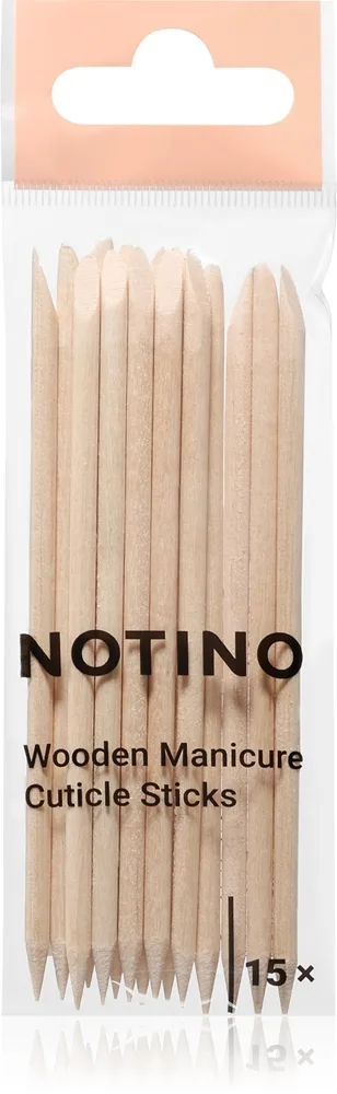 Notino Nail Tools Wooden Manicure Cuticle Sticks Træpind til neglebånd 15 stk.