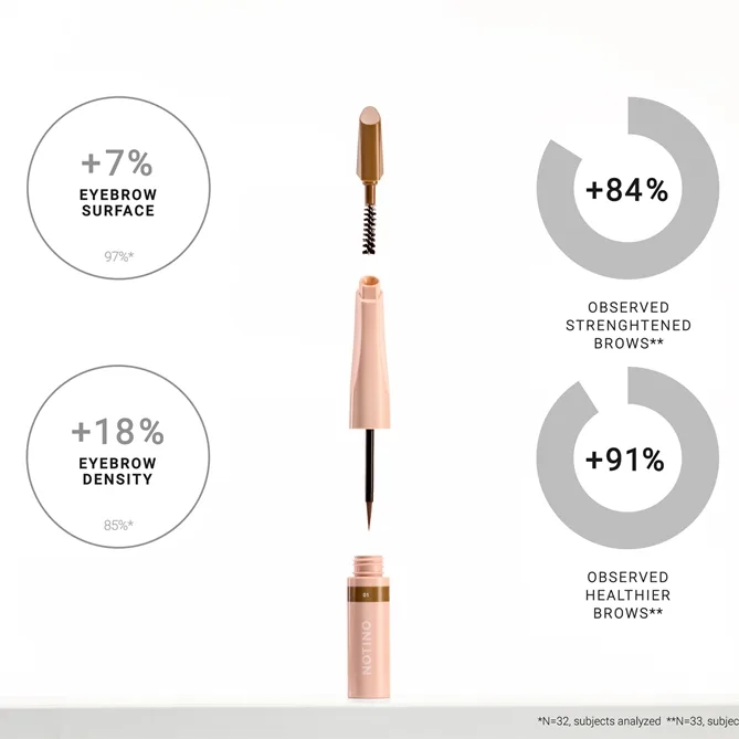 Notino Serum-Infused Lifeproof Eyebrow Liner flytande eyeliner för ögonbryn med serum 01 Blonde 2.8 ml