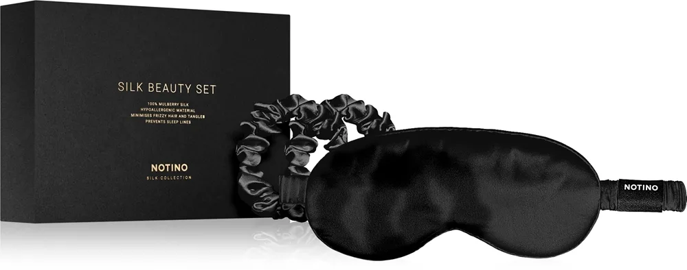 Notino Silk Collection Sleeping mask & Scrunchies Set Gavesæt Skygge