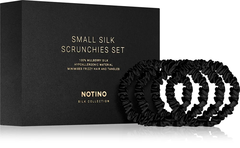 Notino Silk Collection Small Scrunchie Set setti silkkisiä hiusdonitseja sävy